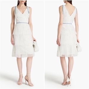 Marchesa Notte Tea Length Dress